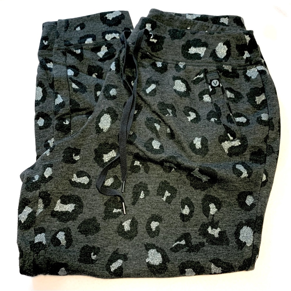Lane Bryant Sparkly Cheetah Drawstring Sweatpants